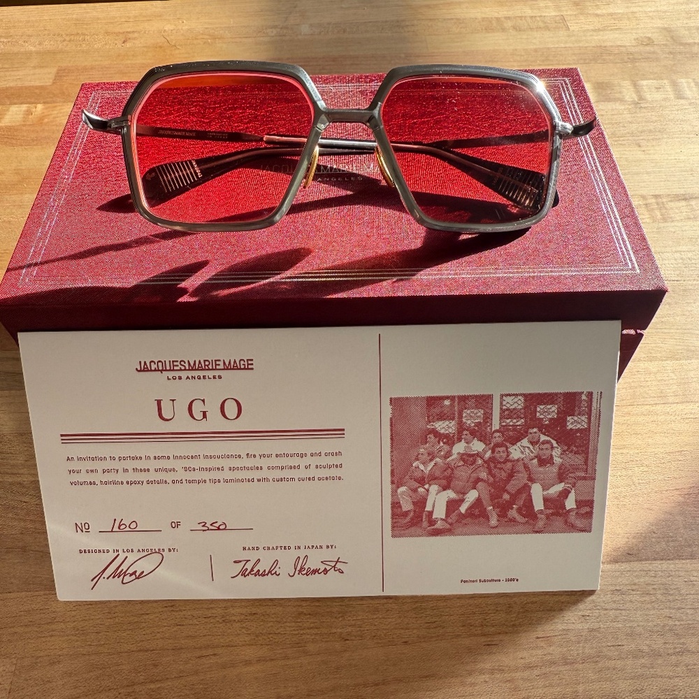 Jacques Marie Mage Ugo sunglasses in silver 160/350